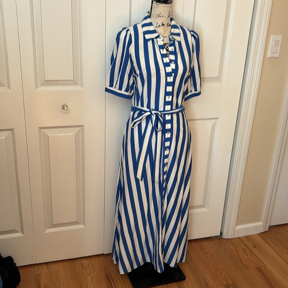NWT Boden Jersey Libby Midi Shirt Dress Sz 8 - Picture 10 of 12